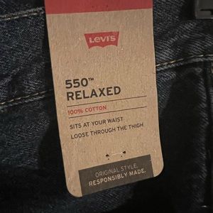 2 pair of Men’s 550 BIG & Tall Levi’s jeans